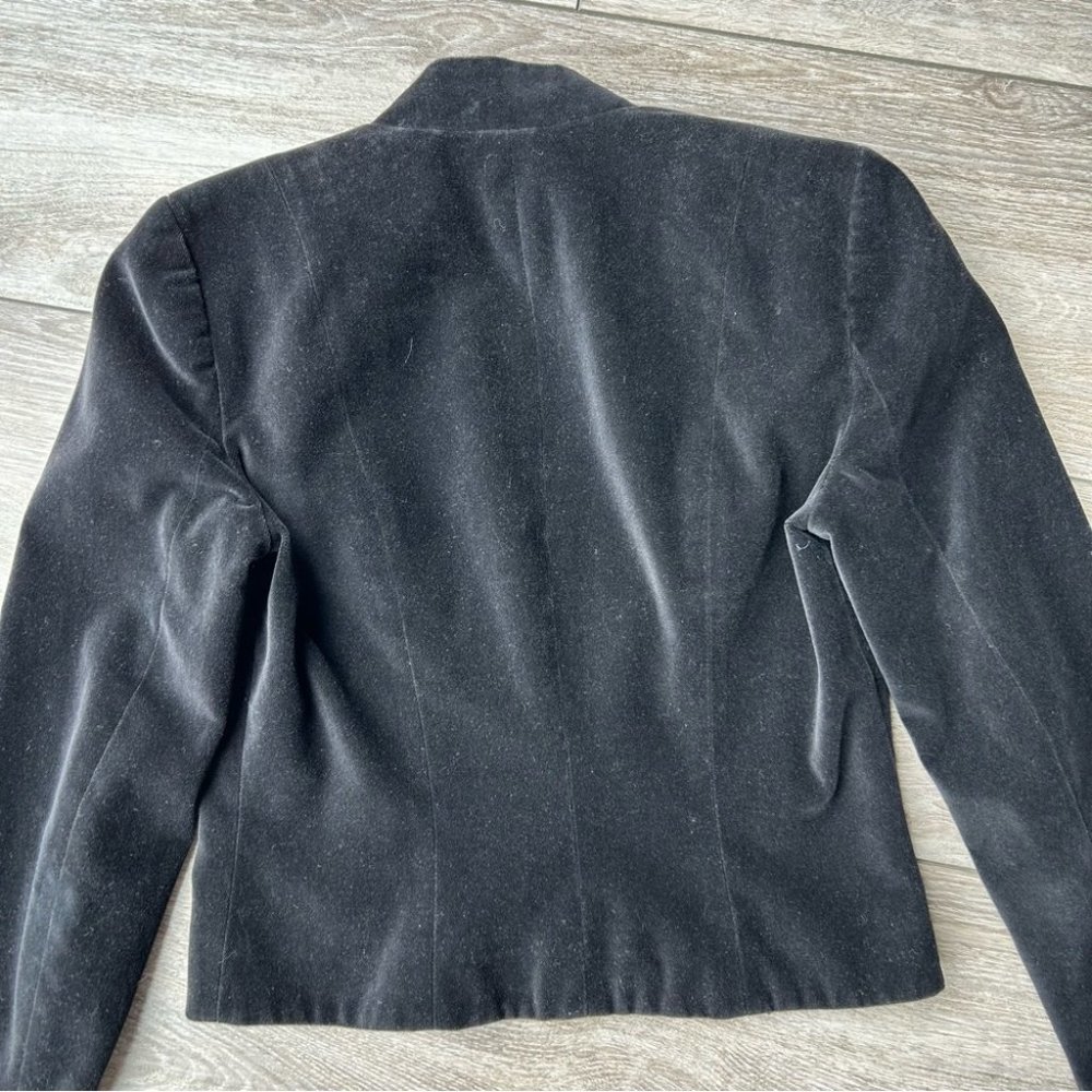 Club  Monaco Stand Collar Velvet Blazer - Picture 15 of 15